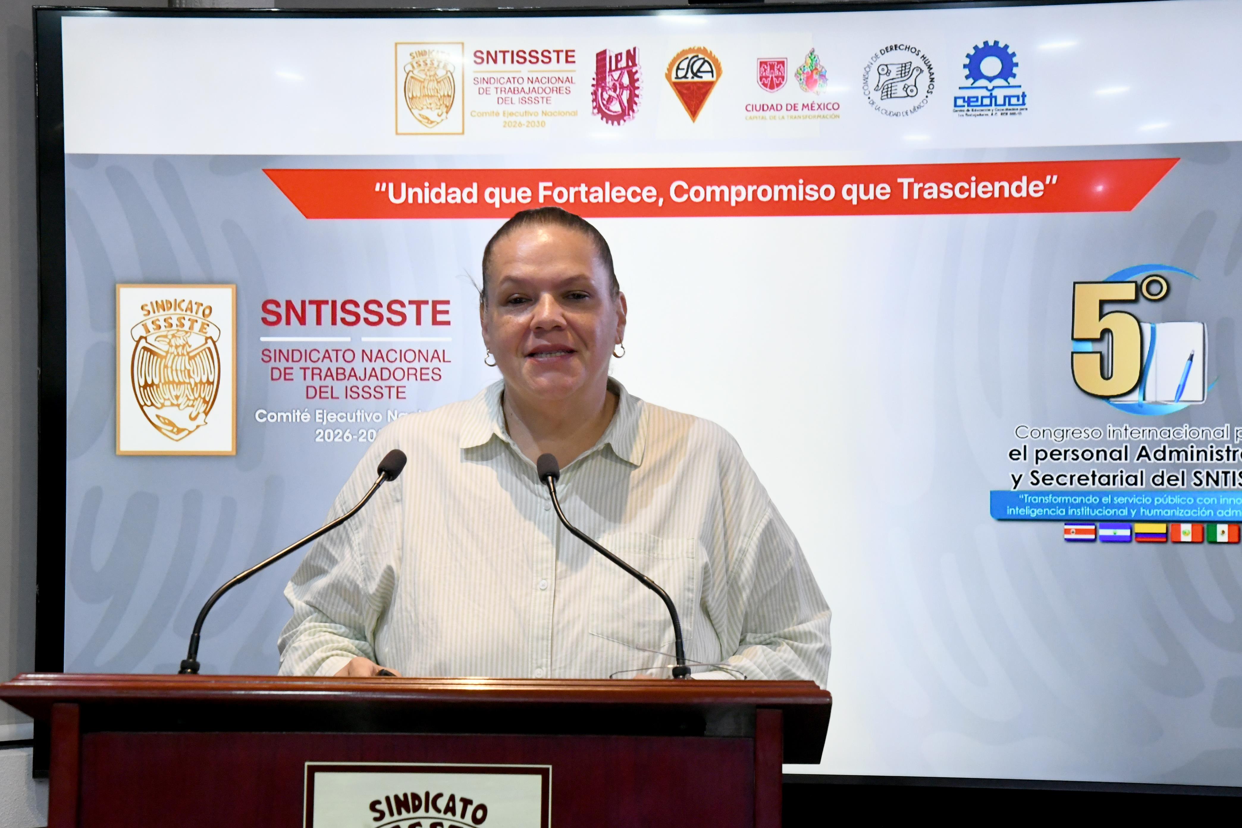 5° Congreso Internacional para Personal Administrativo y Secretarial del SNTISSSTE, Inauguración, Día 2